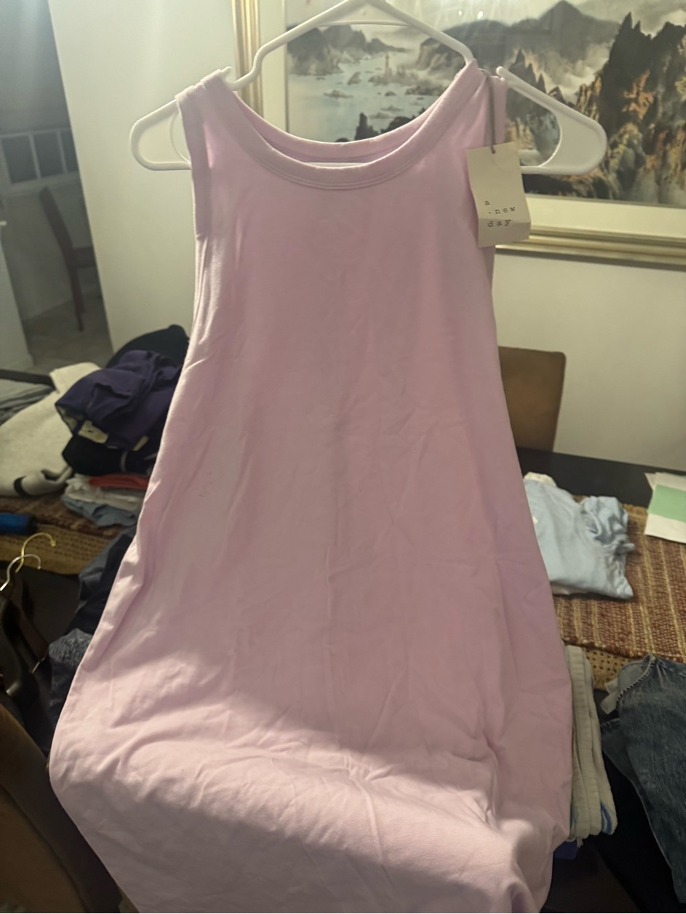 Target Sleeveless Maxi Dress in Light Lilac
